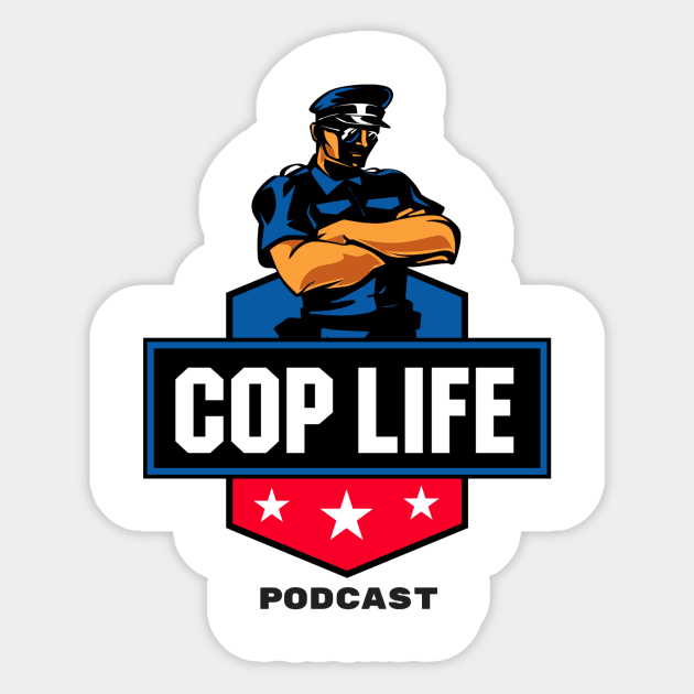 Podcast Logo Sticker by CopLife